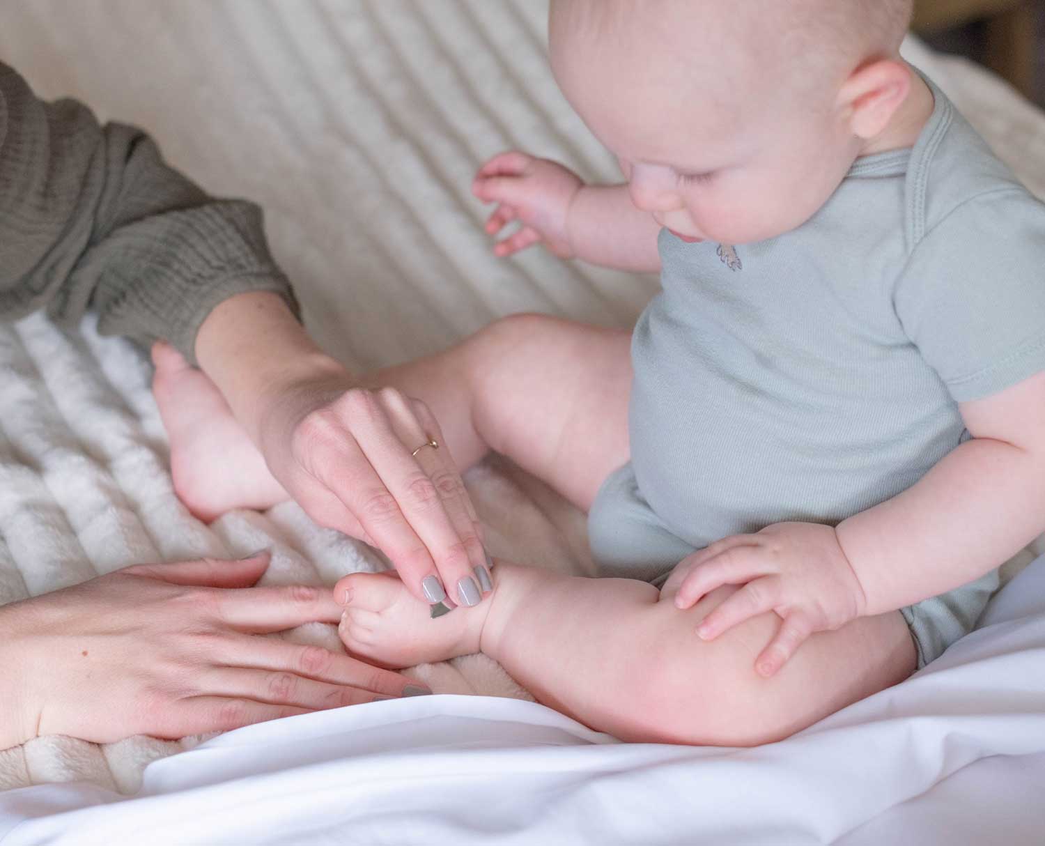 Baby getting treatment | Pediatric Acupuncture Boulder | Acupuncture for Kids