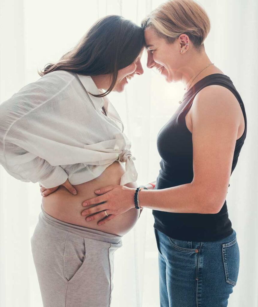 Lesbian couple pregnant | Pregnancy Acupuncture | Acupuncture During Pregnancy