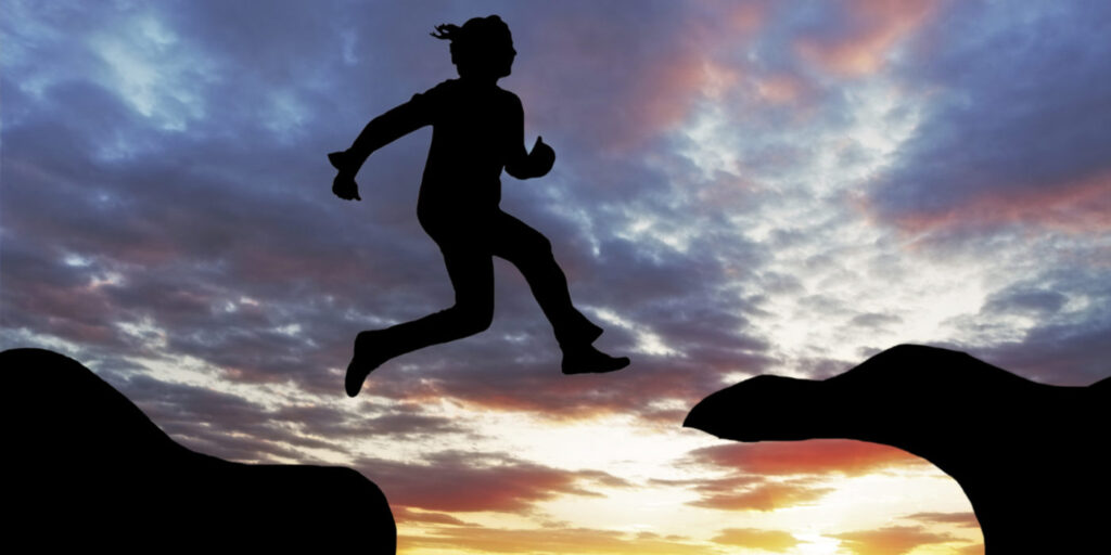 LEAP OF FAITH facebook | Woman On The Verge